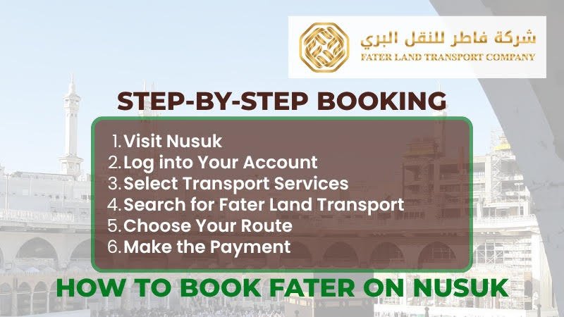 step by step booking of fater via nusuk 2025 step by step booking of fater via nusuk 2025