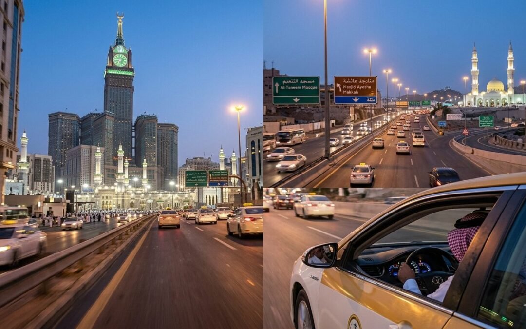 clock tower or haram to masjid ayesha taxi fare