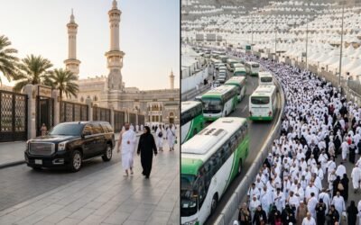 Comparison & Difference between Umrah Taxi and Hajj Transport