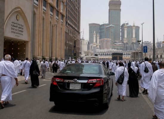 makkah hotels to haram taxi drop offs for hajj pilgrims